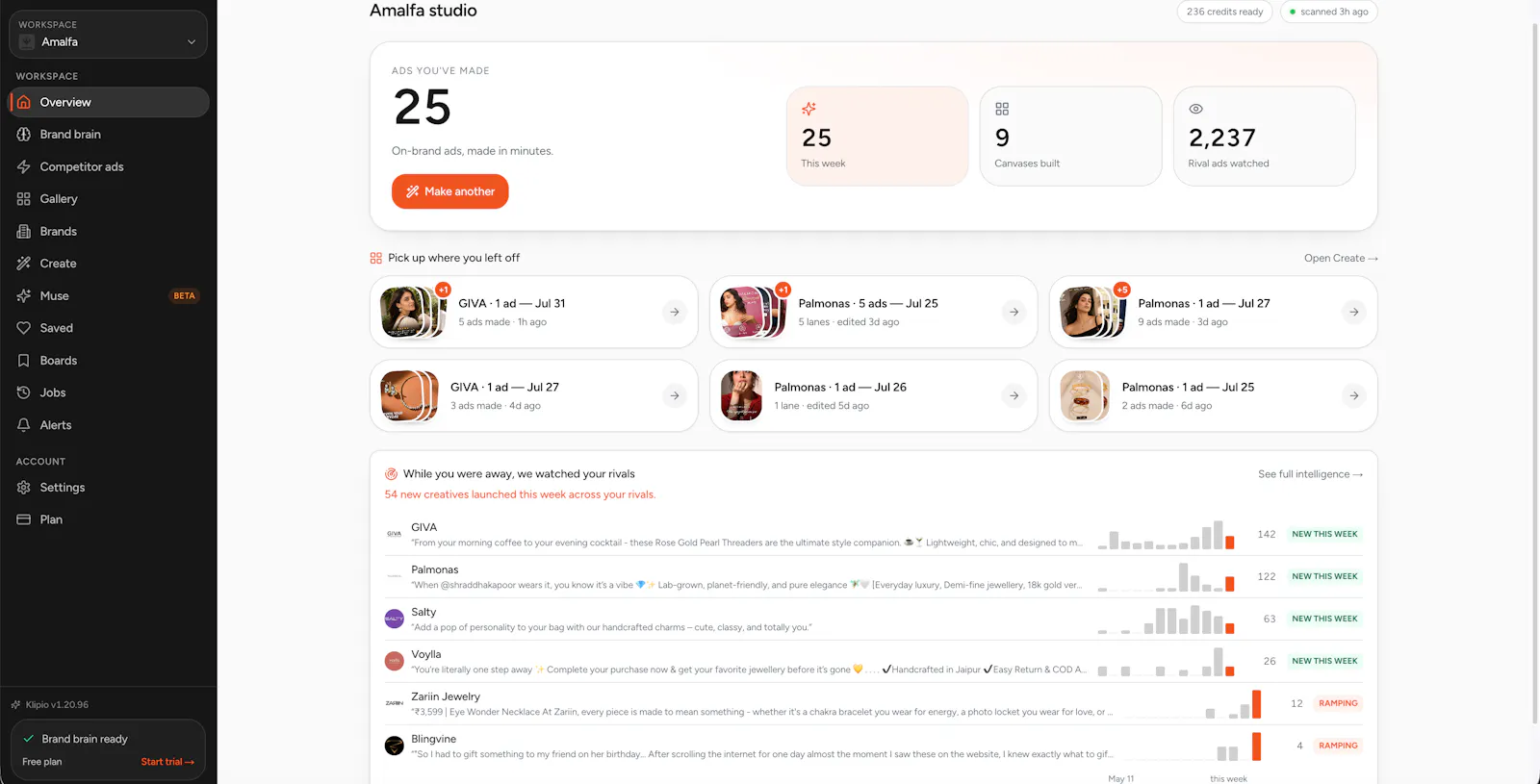 Klipio screenshot 1