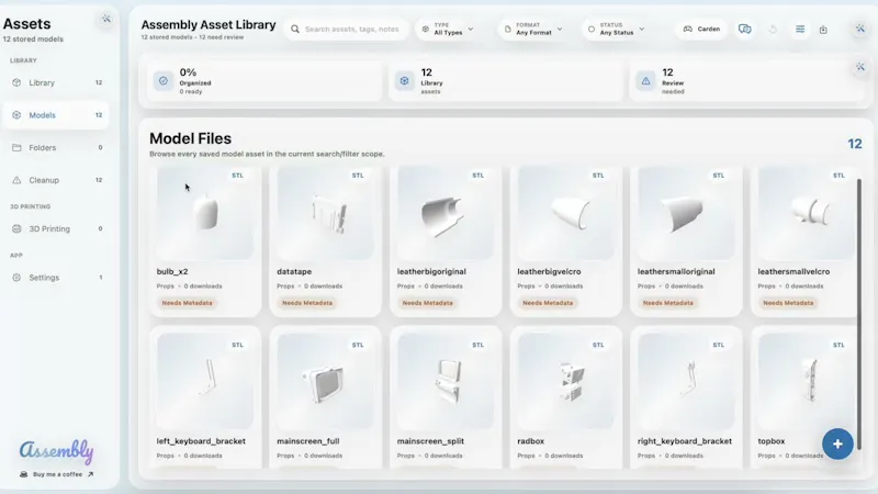 Assembly Asset Library screenshot 1 (video preview)