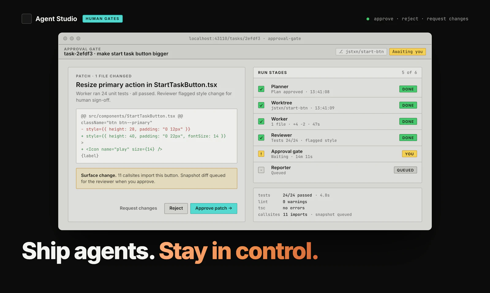 Agent Studio screenshot 2