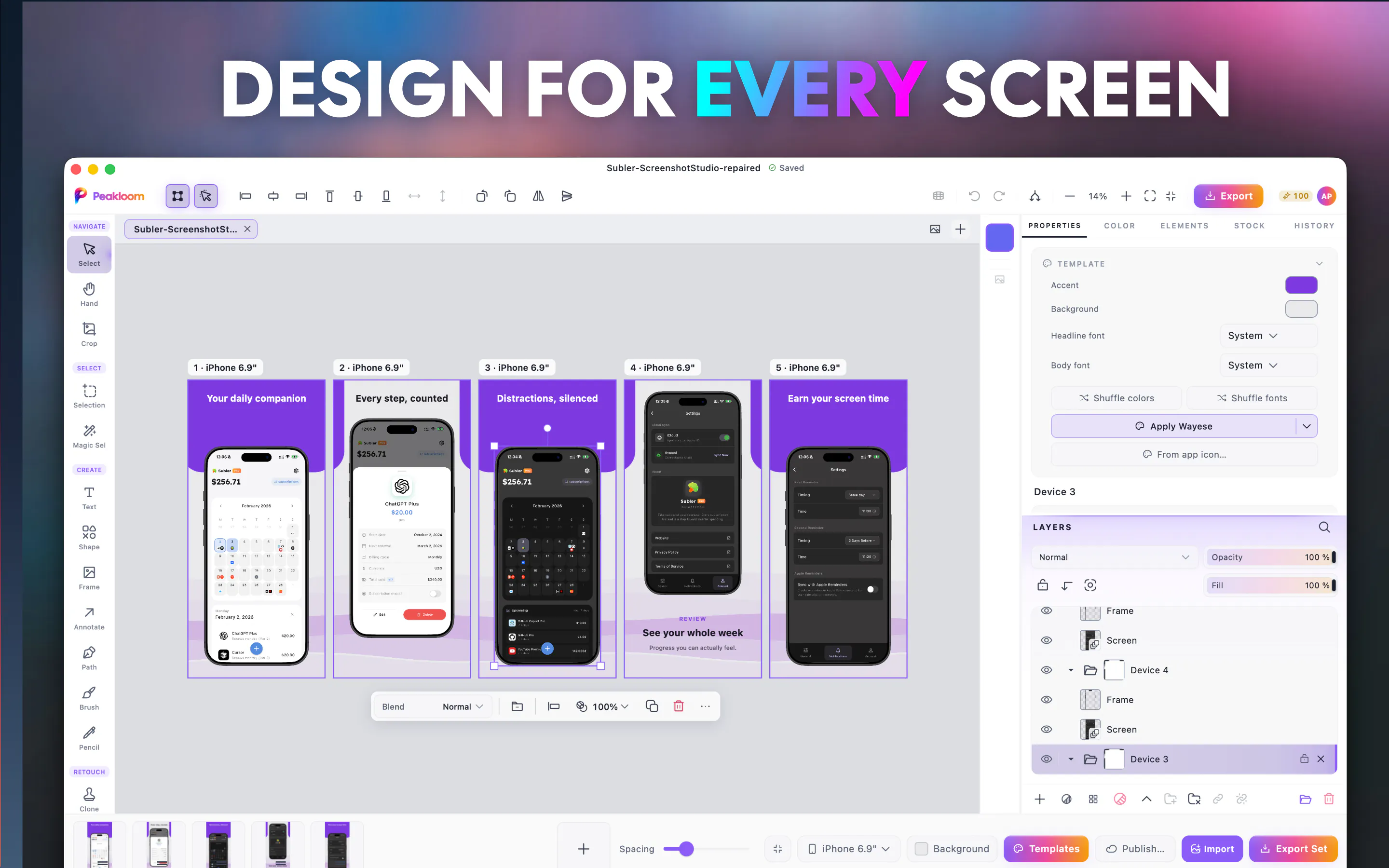 Peakloom: AI Photo Editor gallery image