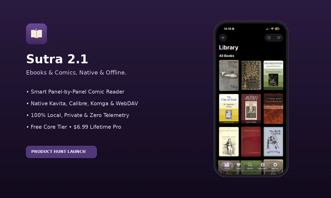 Sutra - eBook & Comic Reader gallery image