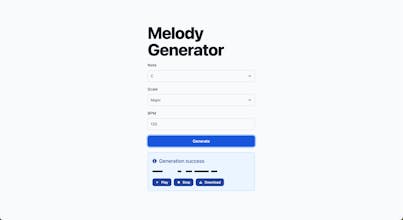 Try Melody Generator gallery image