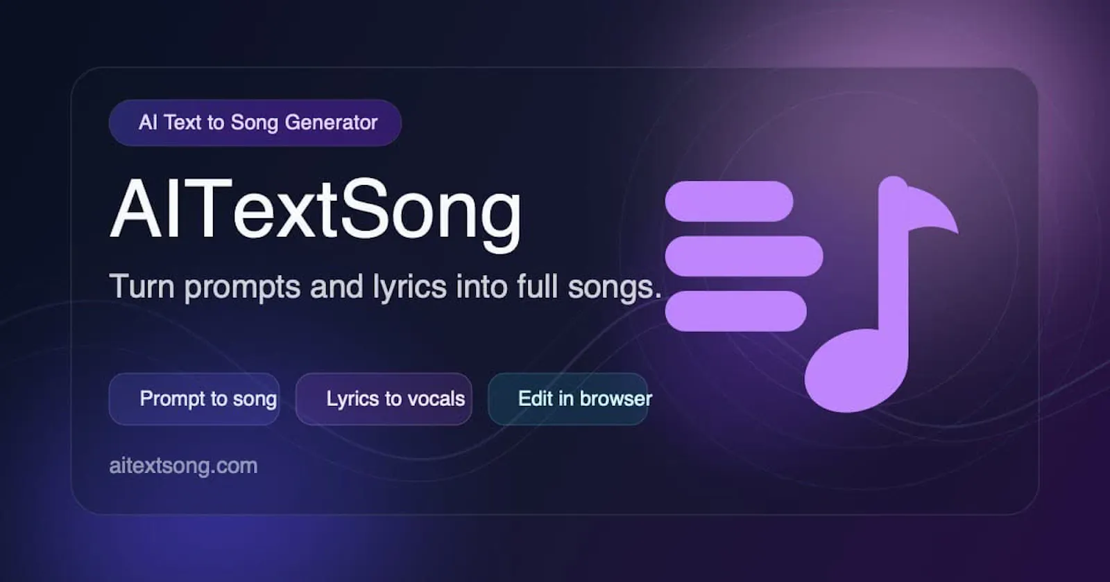 AITextSong screenshot 1