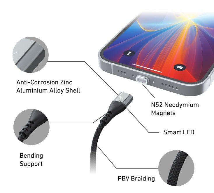 Voltacharger- 볼타 스파크 케이블 - 영원히 지속되고 모든 장치와 잘 작동하는 케이블 미디어 7