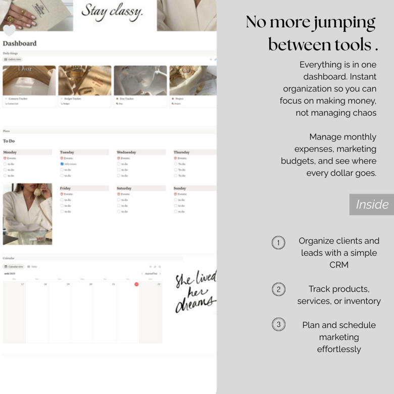 Business Growth OS — The perfect notion - Screenshot 3 preview
