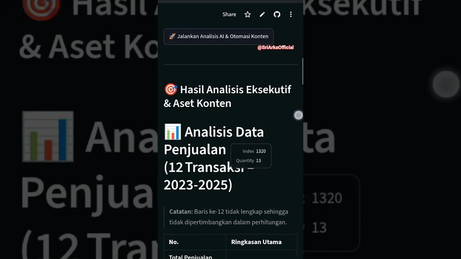 AI Data & Content Repurposing Engine screenshot 1 (video preview)