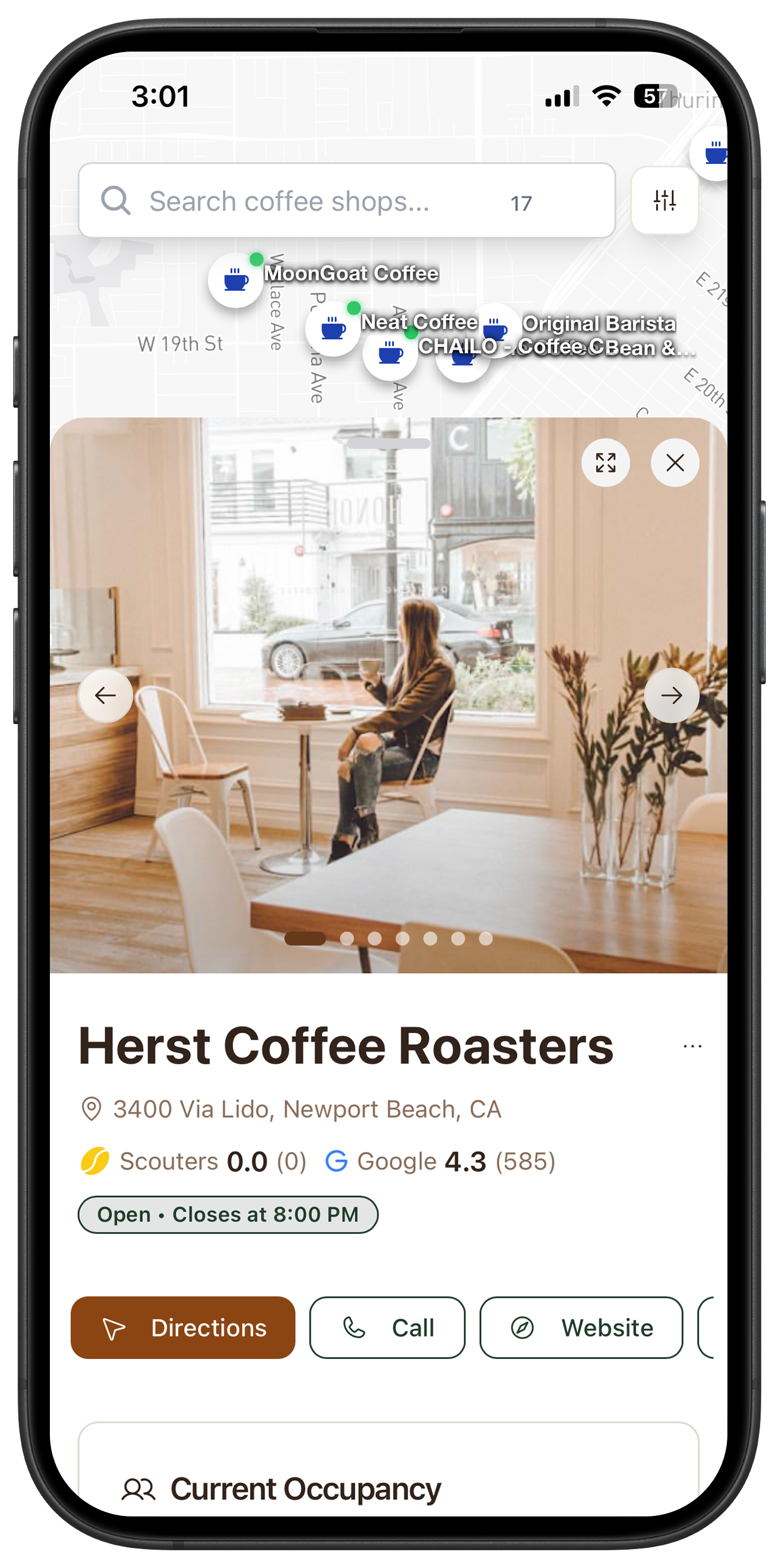 Coffee Scouters™ - Screenshot 3 showing product features and functionality