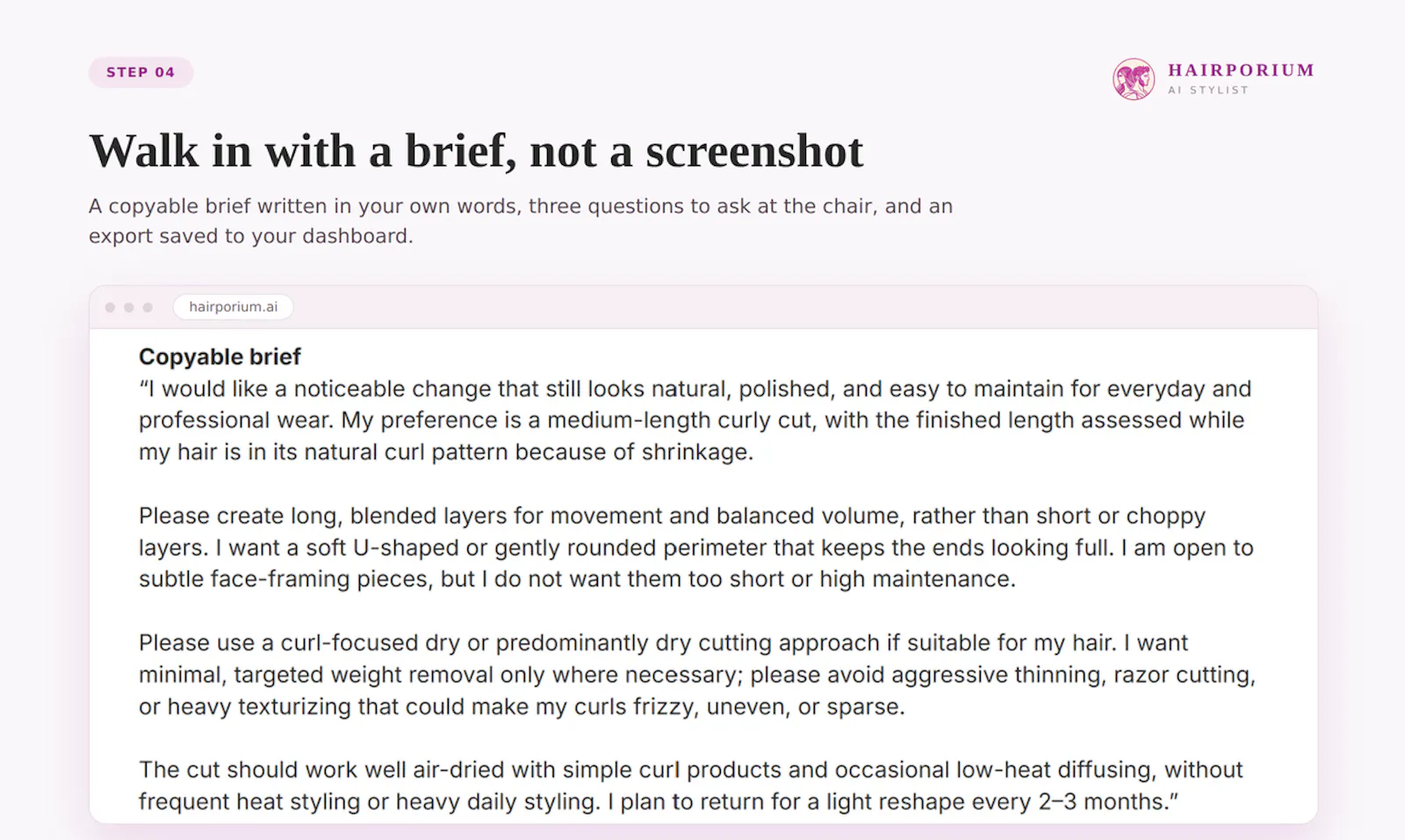 Hairporium AI Stylist screenshot 5