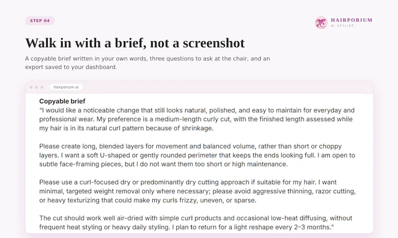 Hairporium AI Stylist screenshot 5