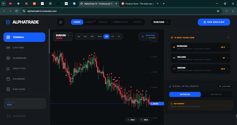 Alphatrade AI screenshot 2