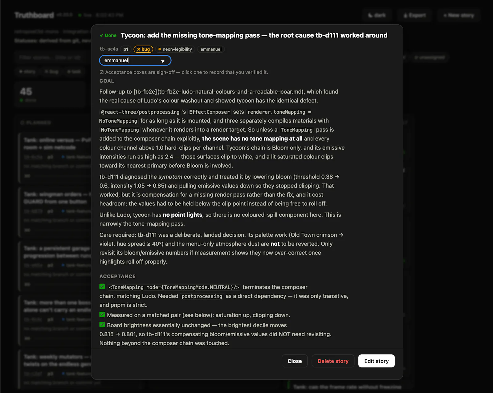 Truthboard screenshot 3