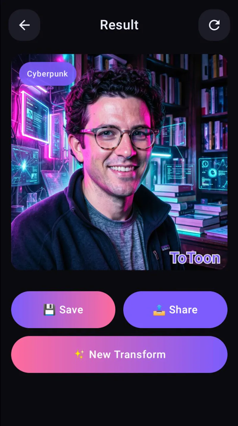 ToToon - Transform Face to Art screenshot 10