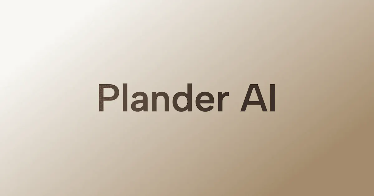 Plander.ai