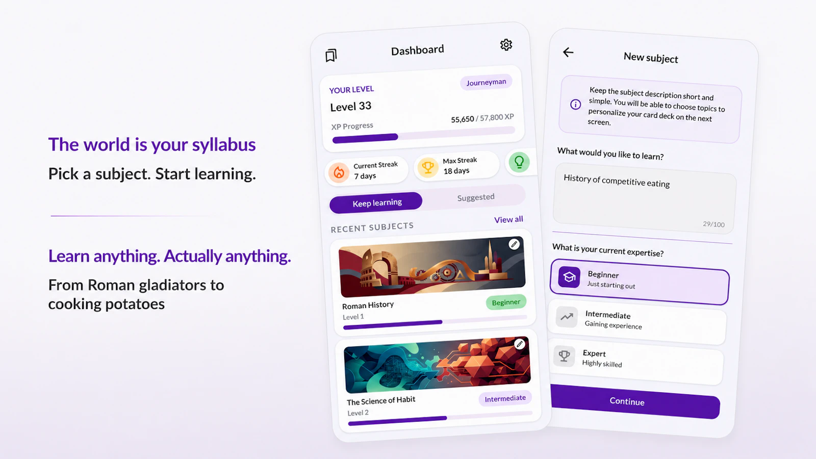 Erudity screenshot 2