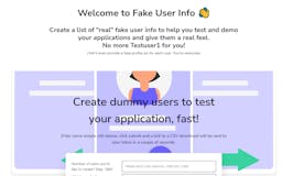 Fake User Info media 1