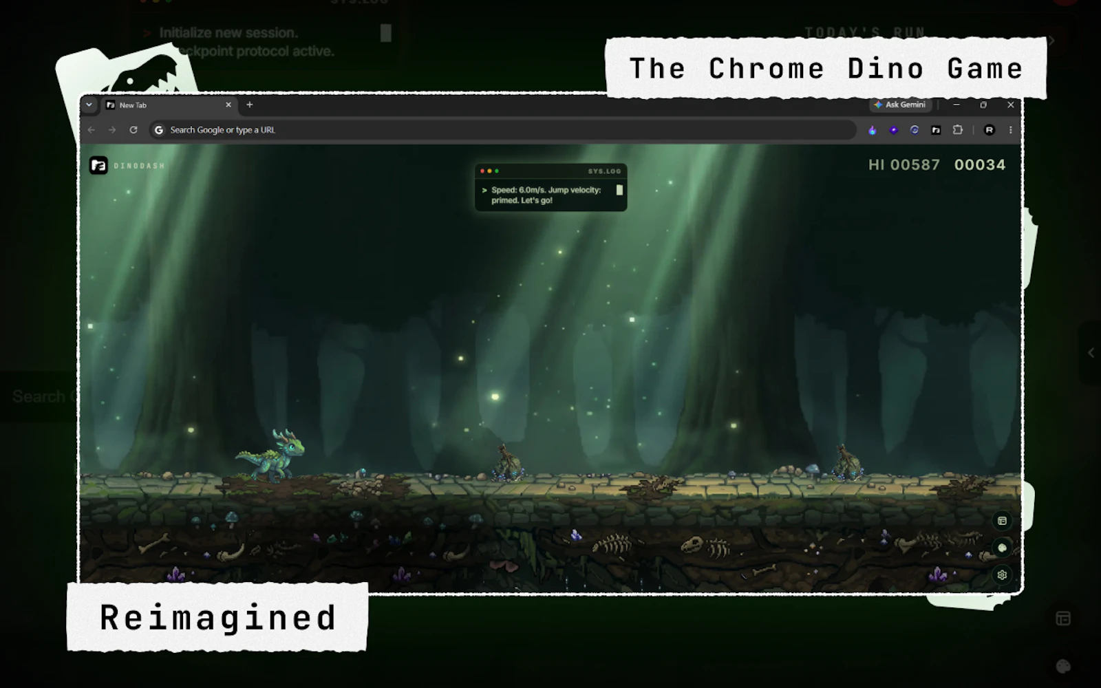 DinoDash screenshot 2