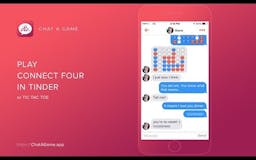 Chat A Game — Play Connect 4 in Tinder media 1