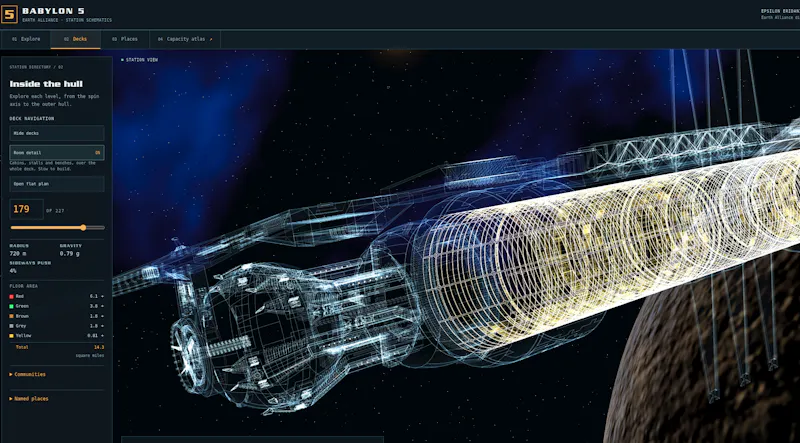 Babylon 5 — Deck Schematic screenshot 1