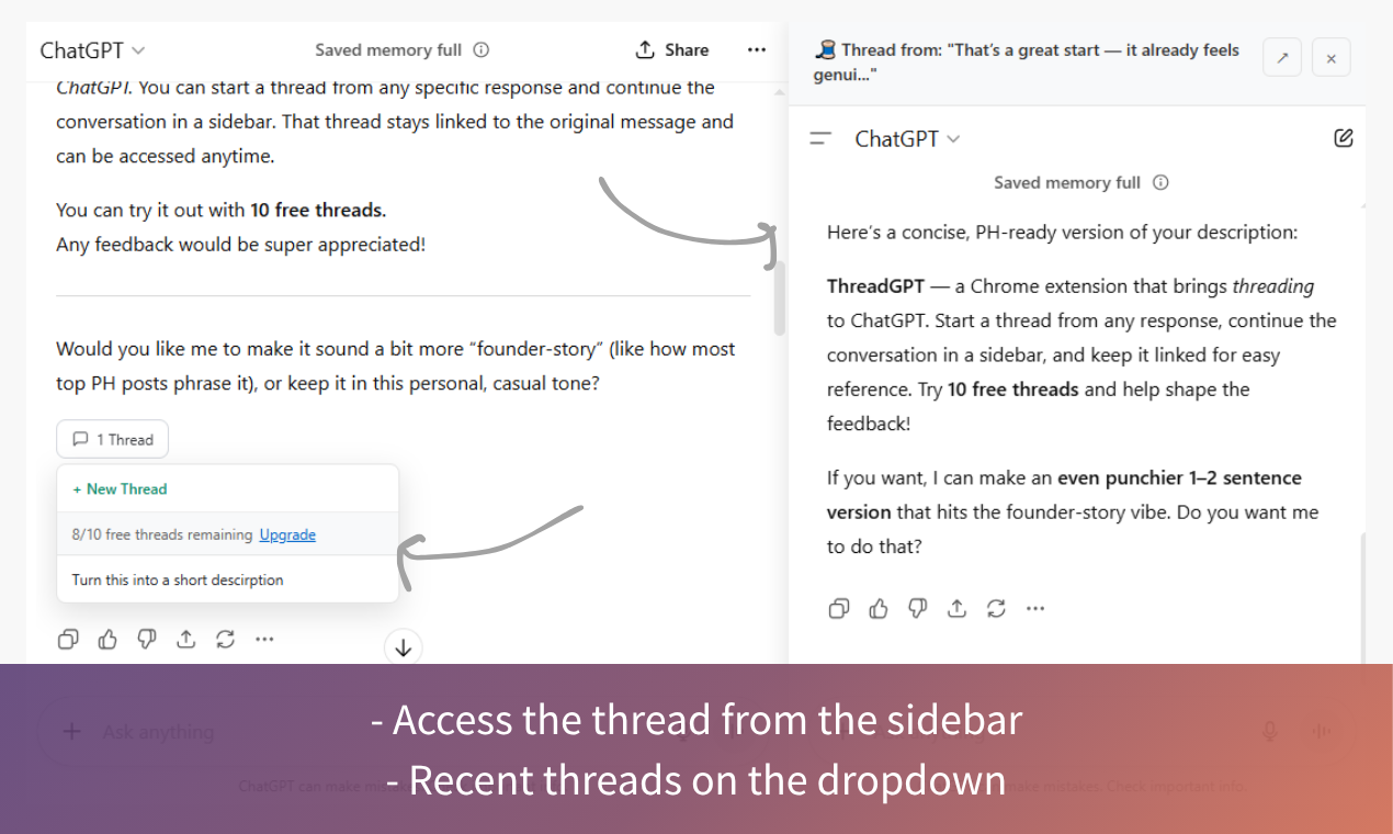 ThreadGPT - Screenshot 3 preview
