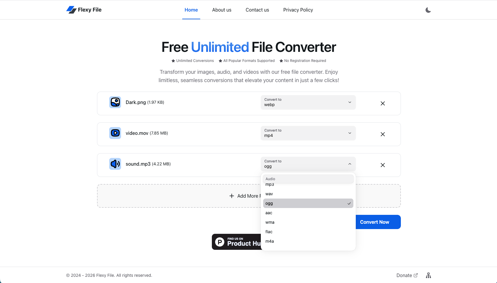 Flexy File v2.0 - Screenshot 2 showing product features and functionality