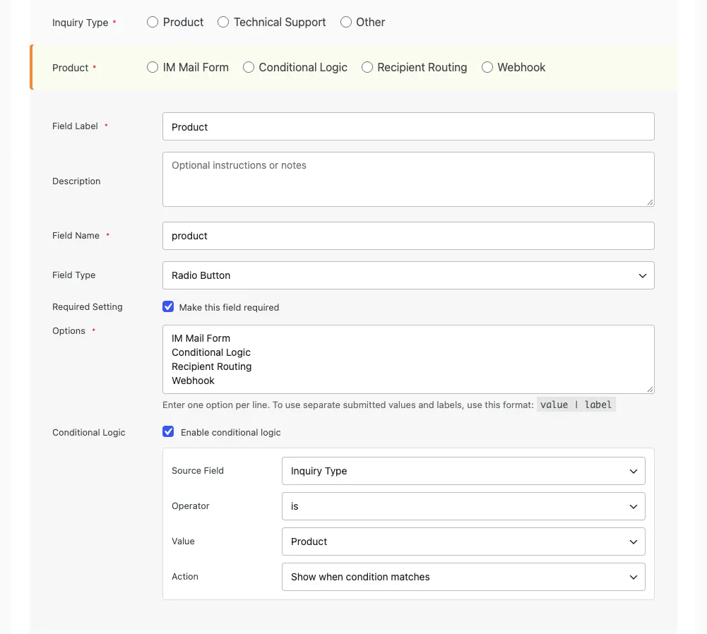 IM Mail Form gallery image