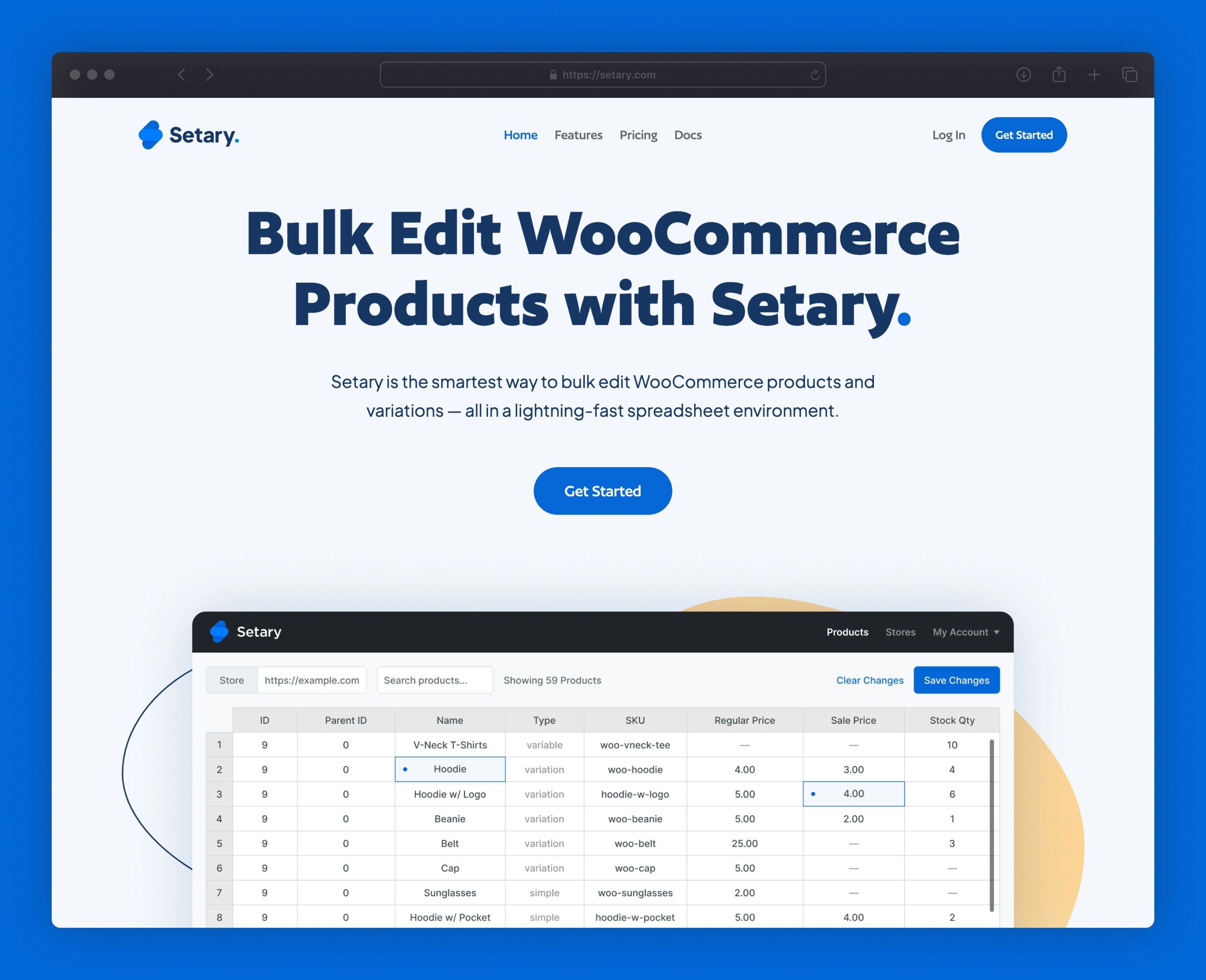 Сети - Объем редактирования WooCommerce Products в среде электронной таблицы медиа 1