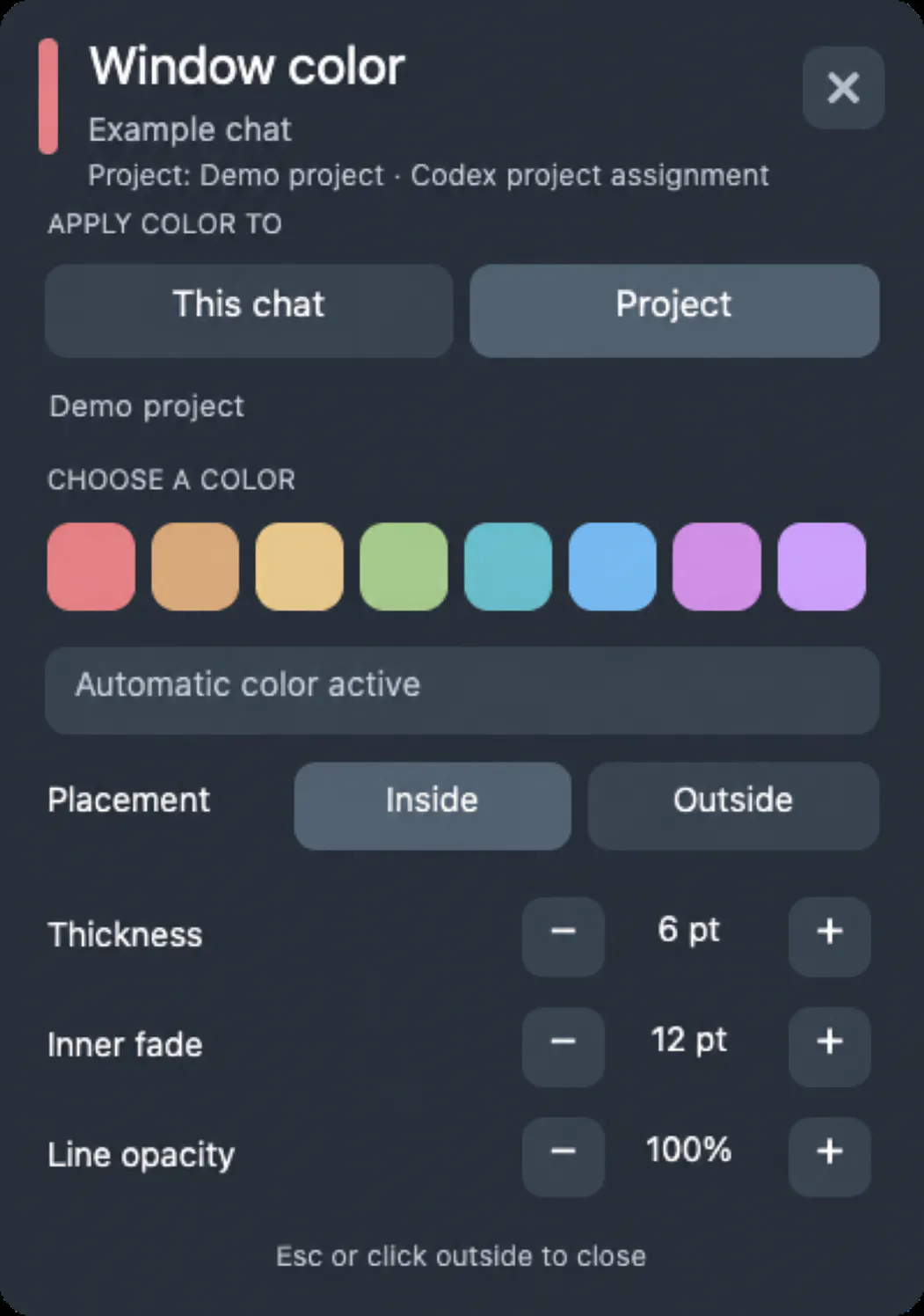 Codex Window Colors gallery image