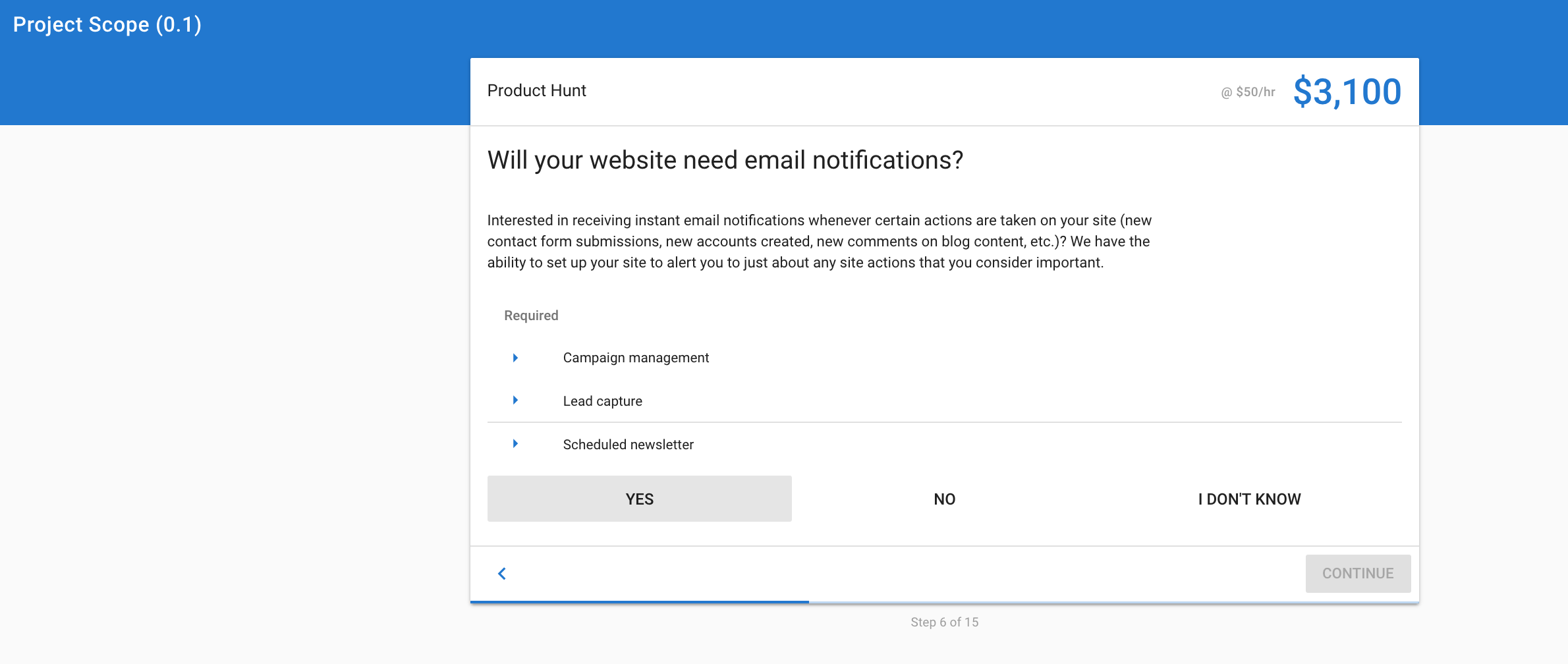 Project Scope gallery image