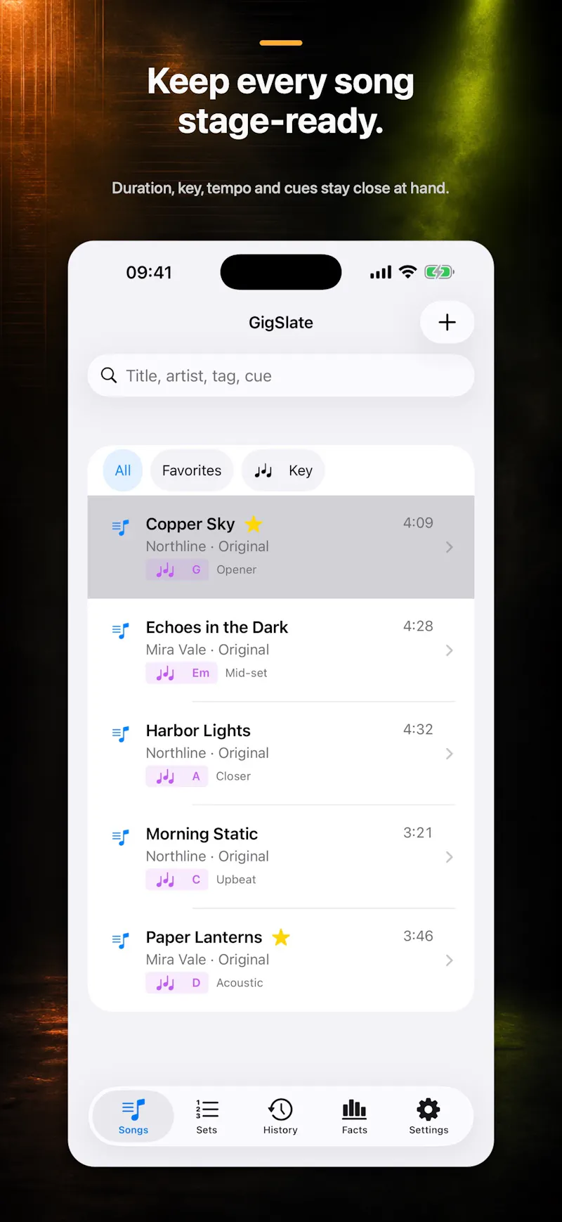 GigSlate screenshot 2