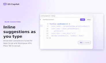 Google Apps Script Copilot gallery image