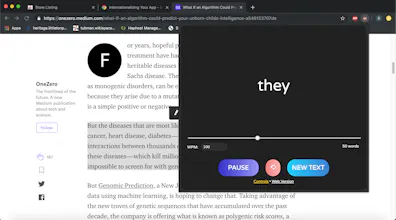 Read π© Faster's Chrome Extension gallery image