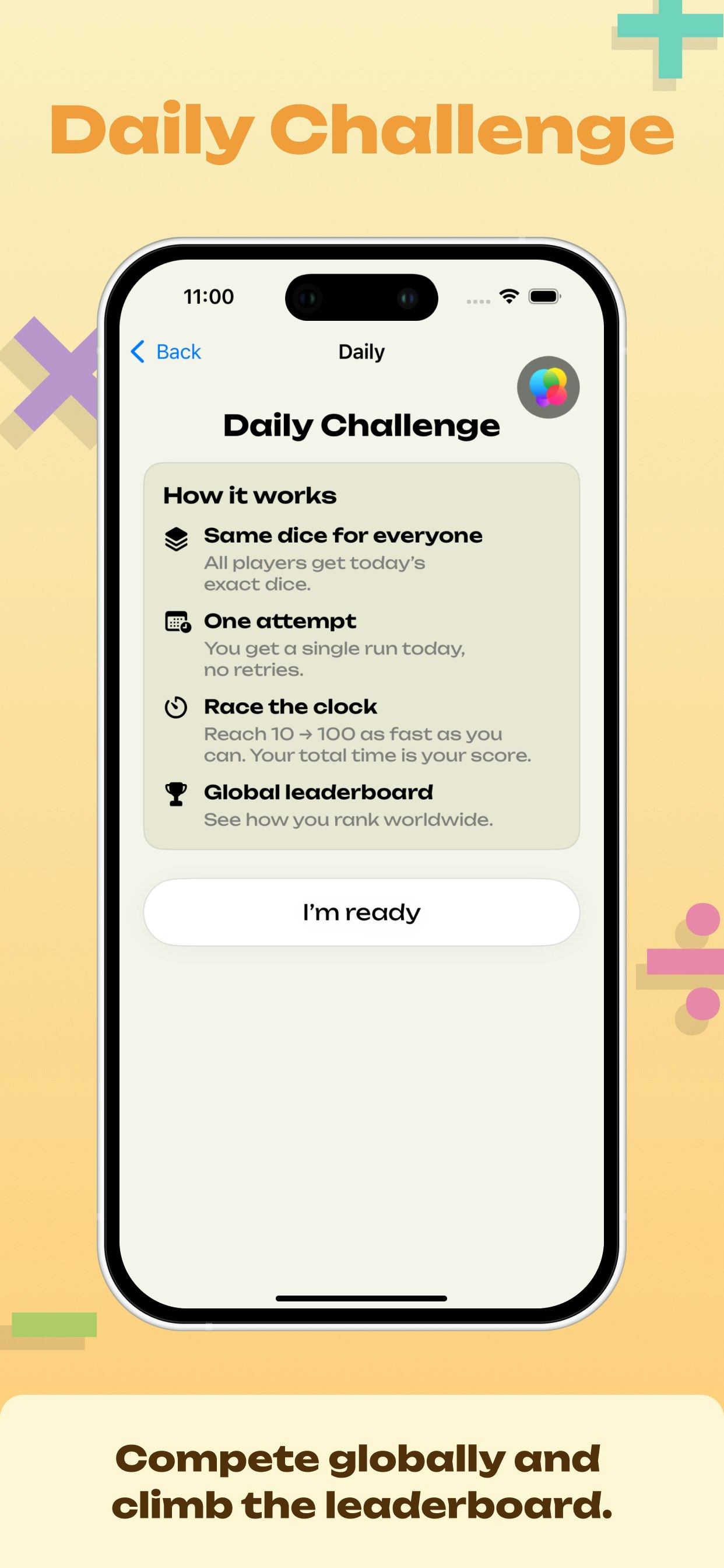 Race to 100: Brain Puzzle Game gallery image