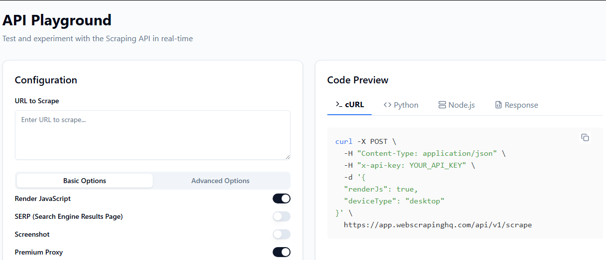 WebscrapingHQ API - Best AI Web Scraper gallery image
