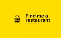 Find Me a Restaurant media 1