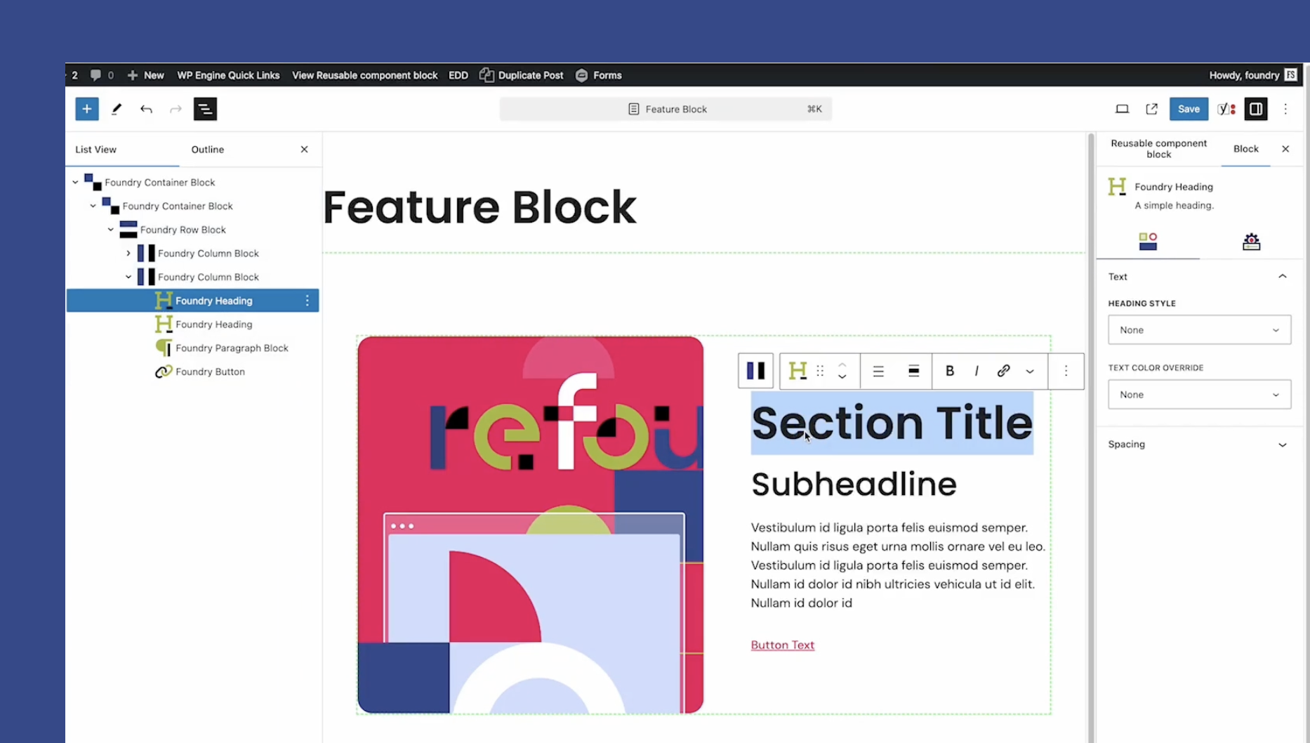 Mídia 10 de Refundir - Construtor de sites do WordPress de baixo código para velocidade, acesso e liberdade