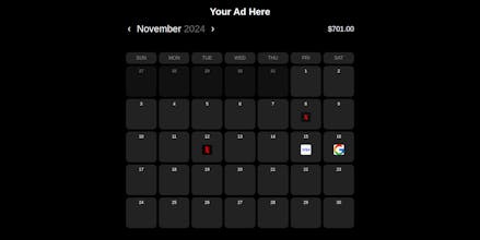 Zuras.Online | Subscription-Calendar gallery image