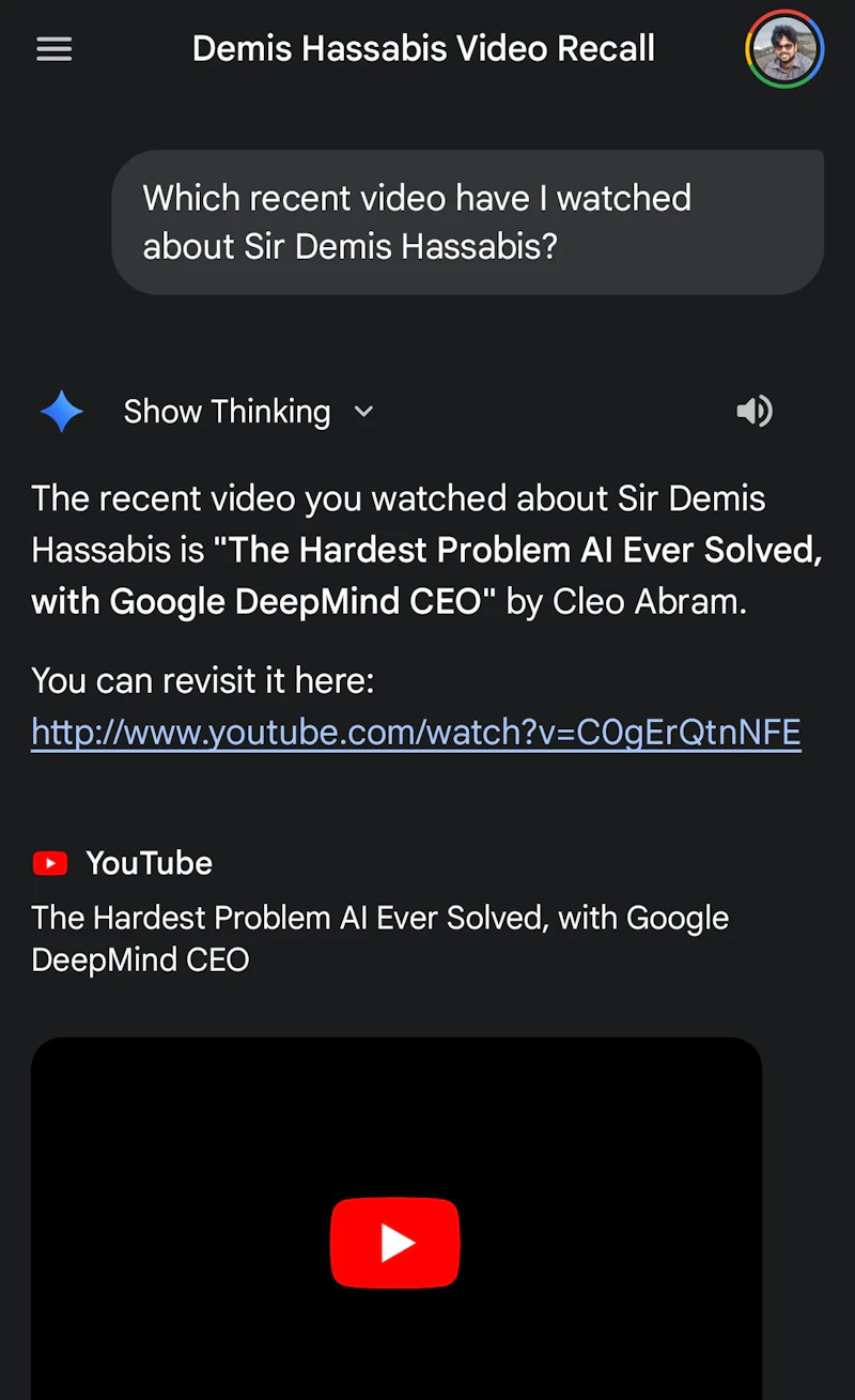 Gemini Personal Intelligence screenshot 12