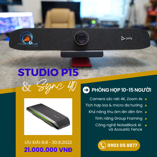 Média 3 solutions avec Poly Studio P15 2