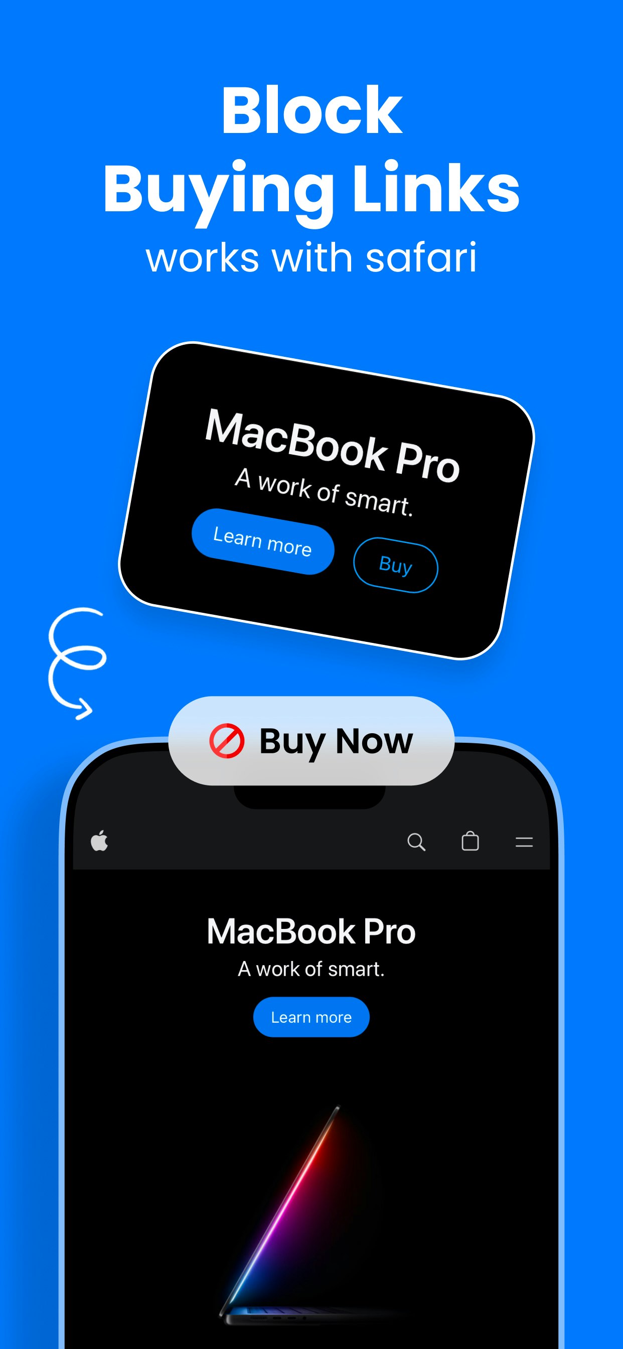 Spri: app e blocco del sito Web media 5