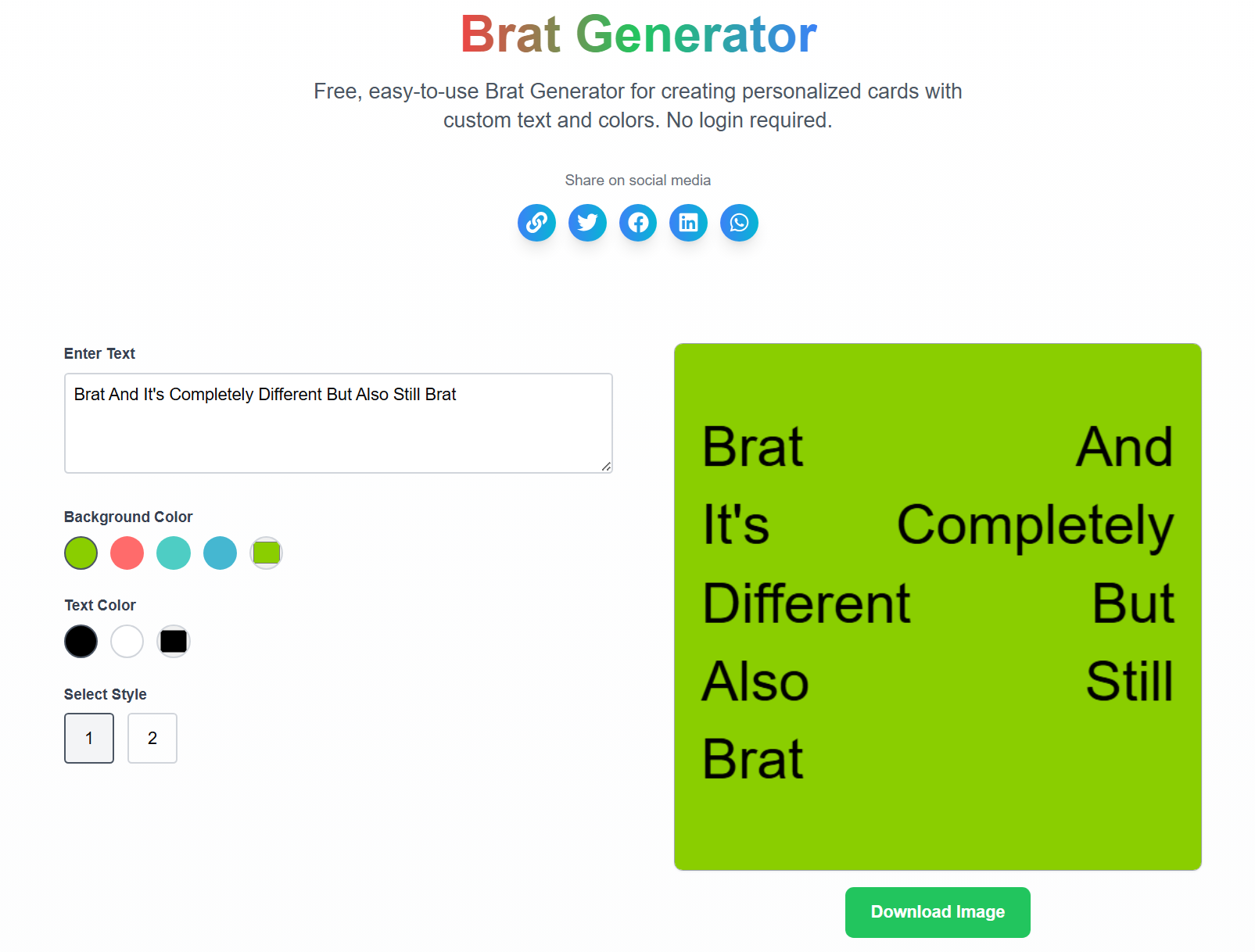 Brat Generator gallery image