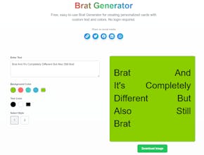 Brat Generator gallery image