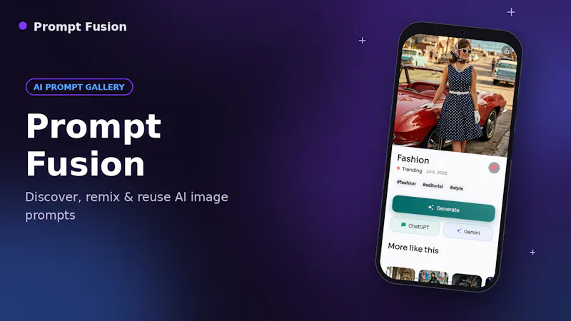 Prompt Fusion - AI screenshot 1