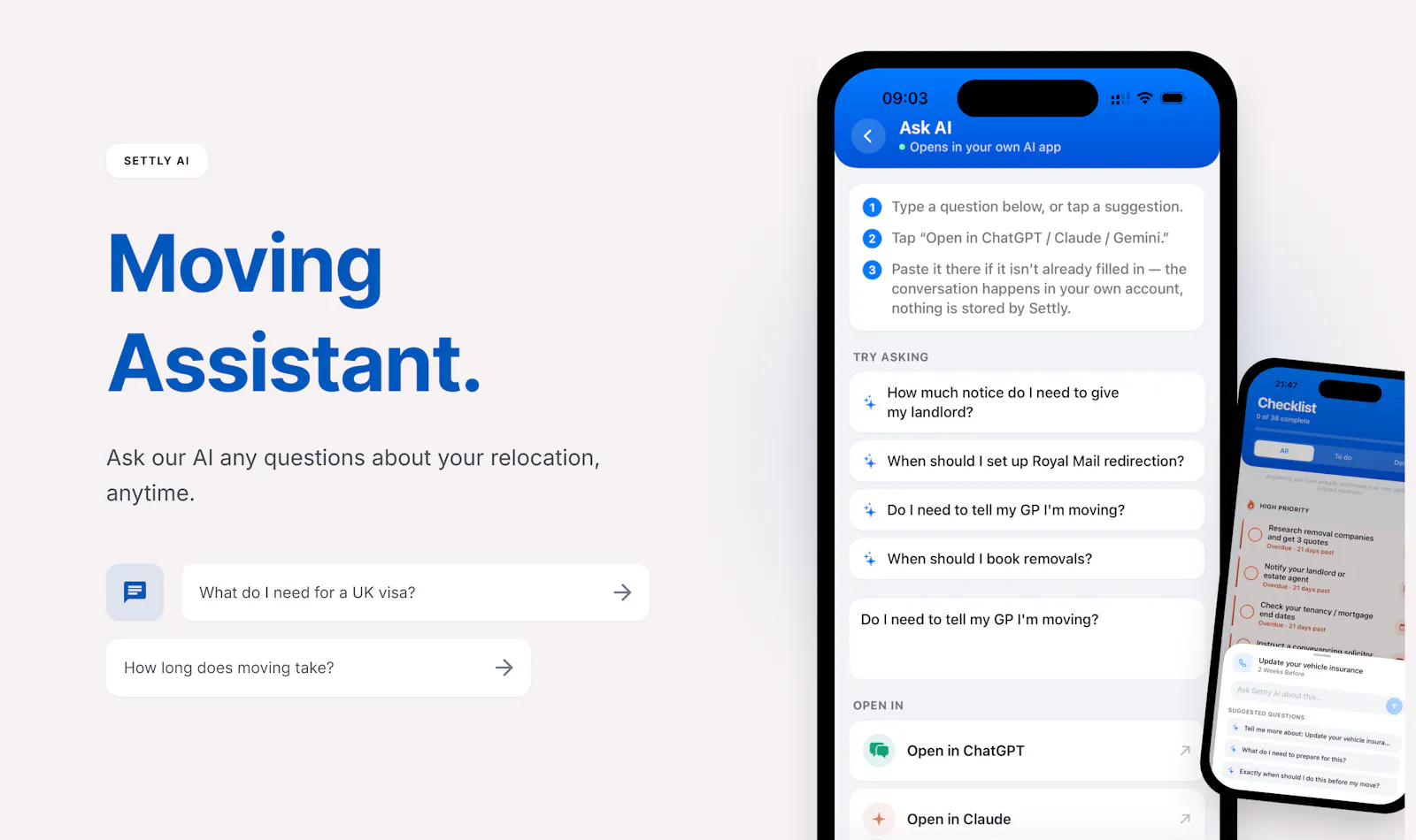 Settly App - UK Moving Planner screenshot 5