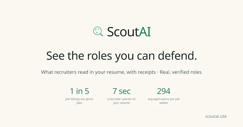 scoutAI.site screenshot 2