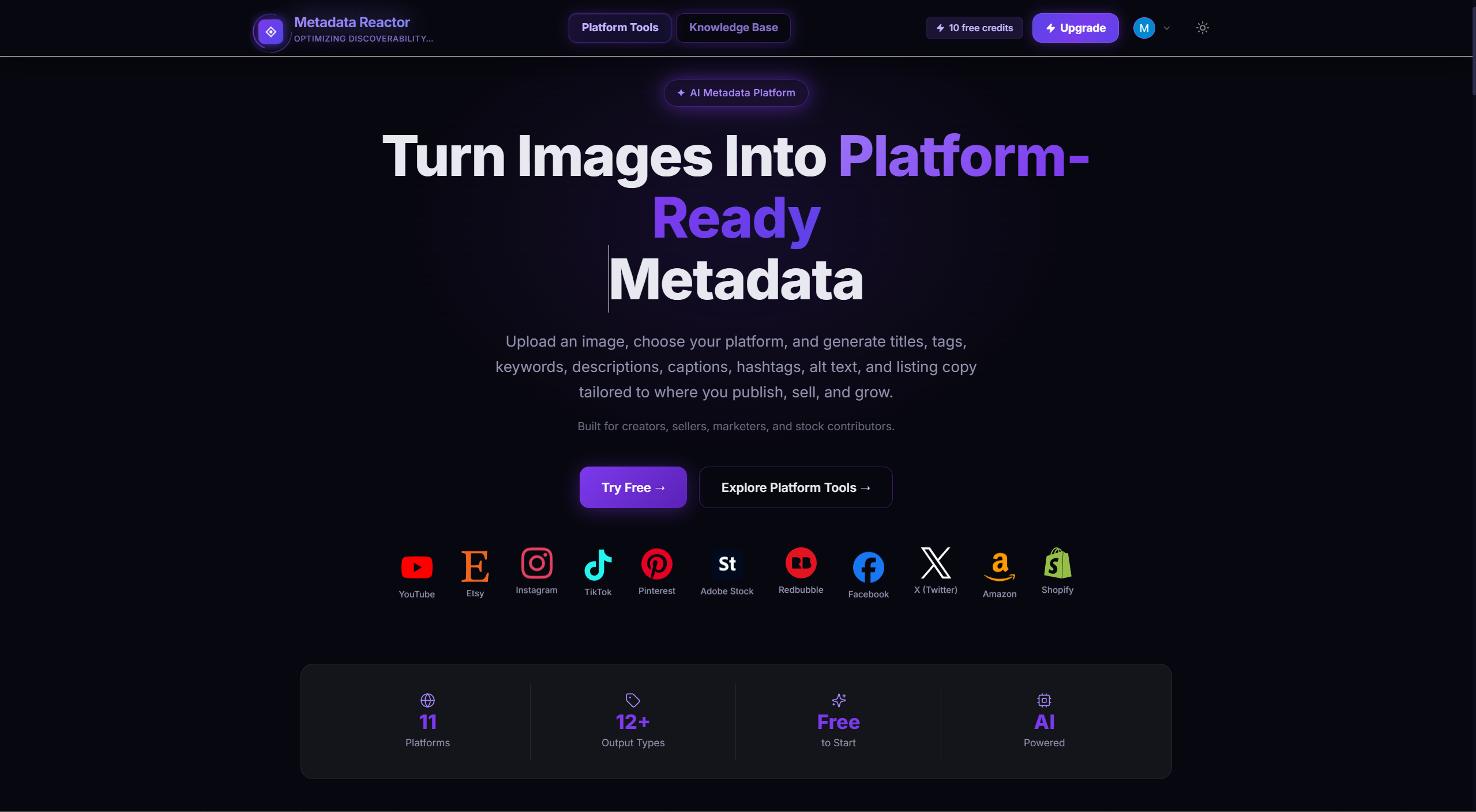Metadata Reactor gallery image