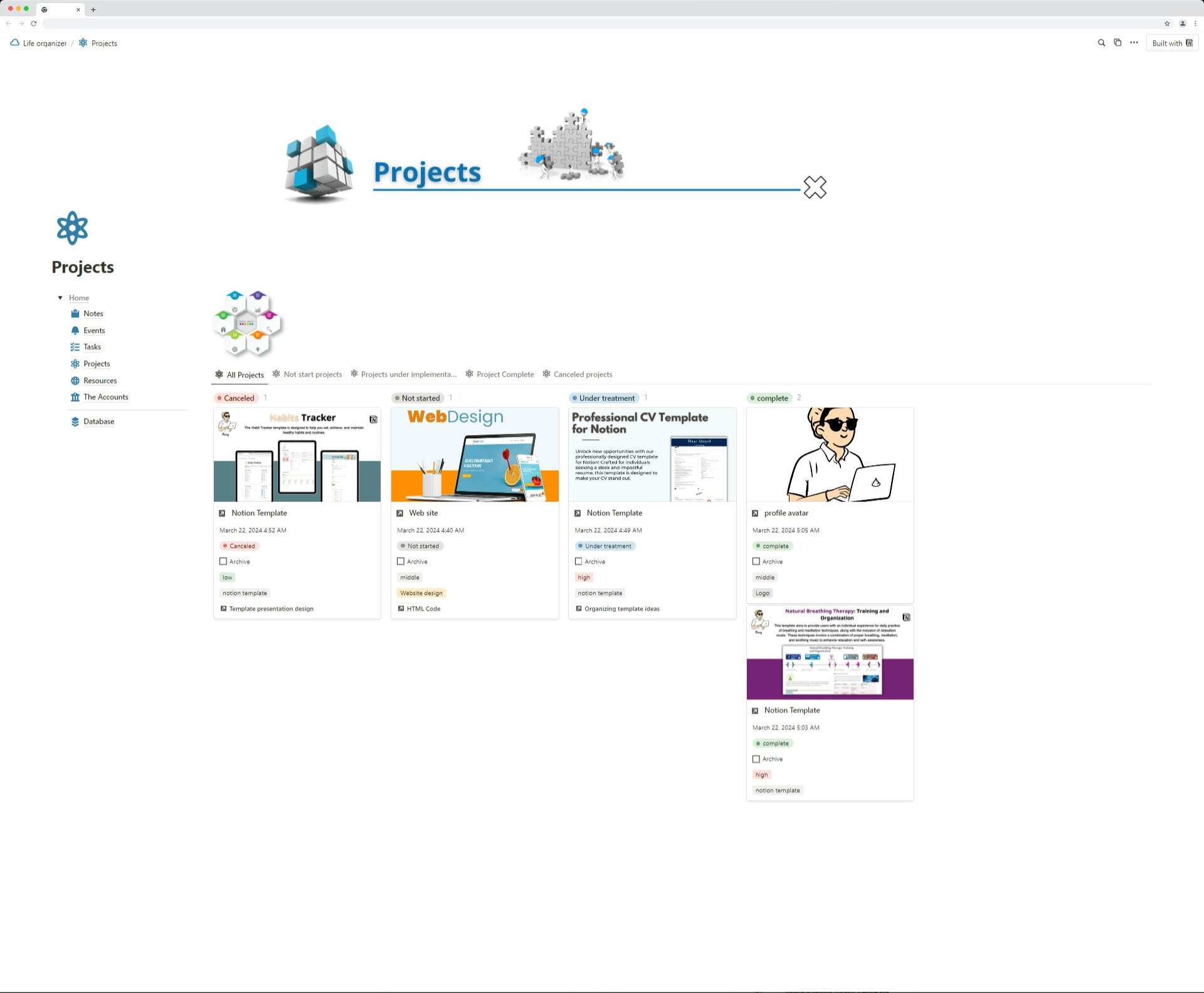 Life organizer gallery image