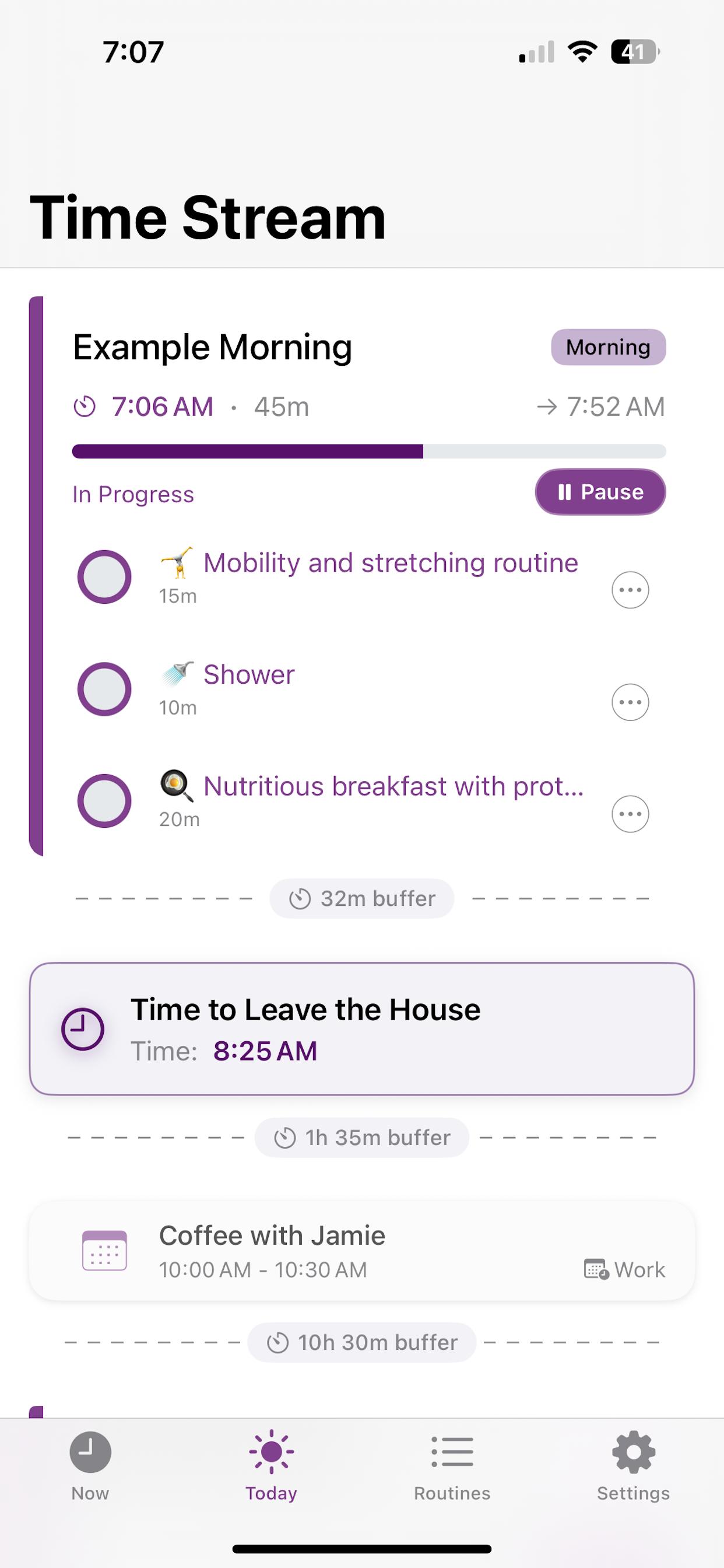 Time Stream - See your routines flow around life's changes & interruptions media 10