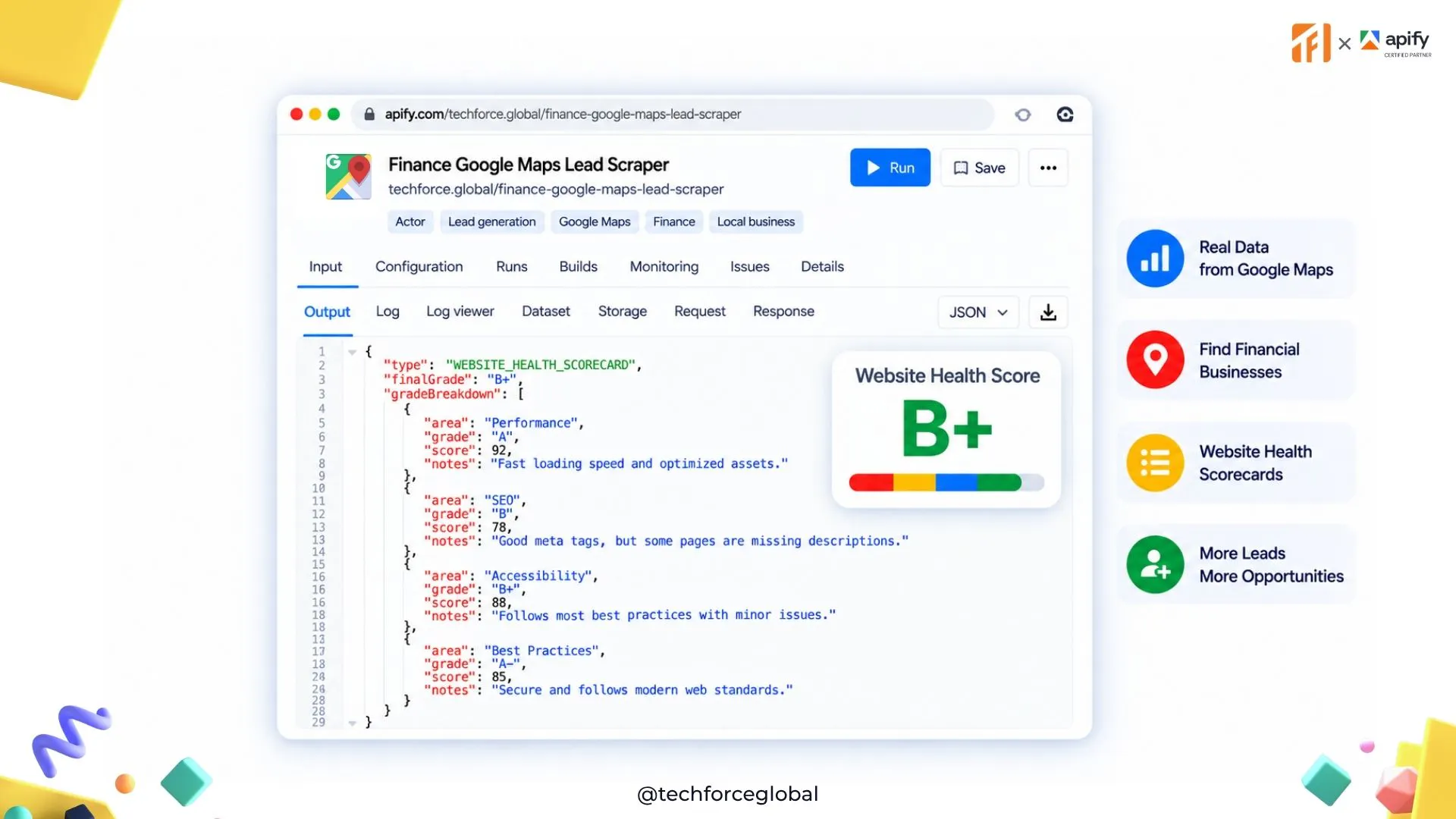 Finance Google Maps Lead Intelligence gallery image