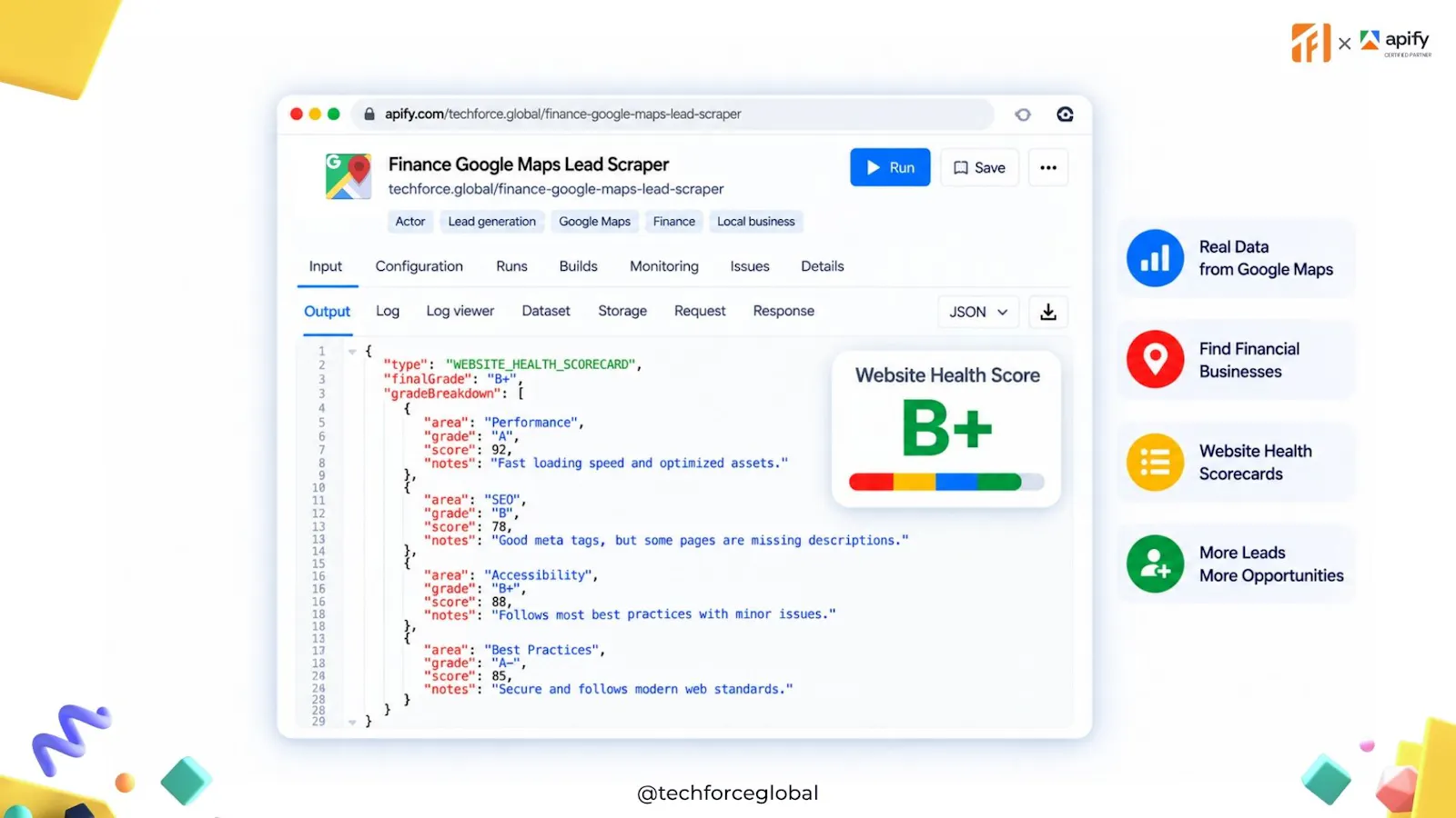 Finance Google Maps Lead Intelligence screenshot 3