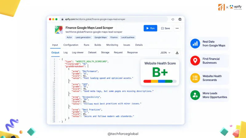 Finance Google Maps Lead Intelligence screenshot 3